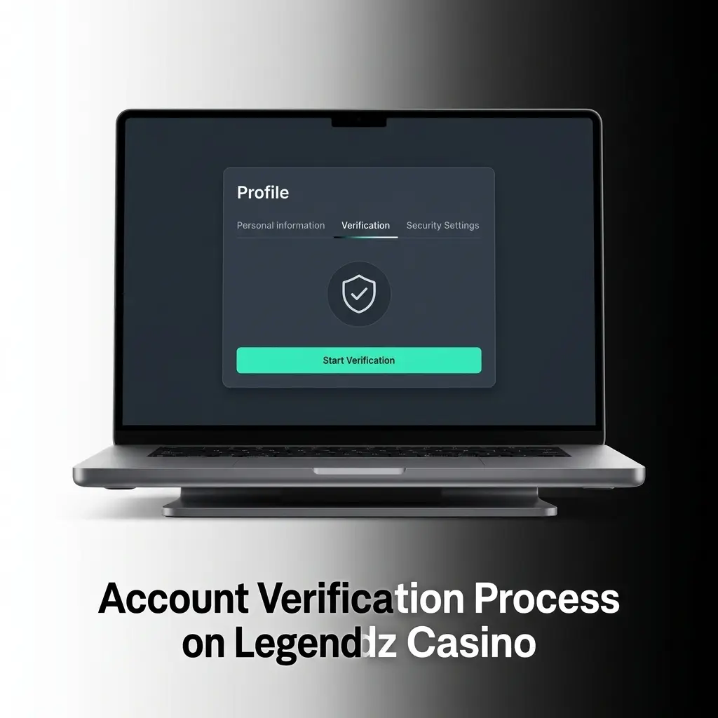 Legendz Casino account verification process showing ID upload steps and document submission for US players