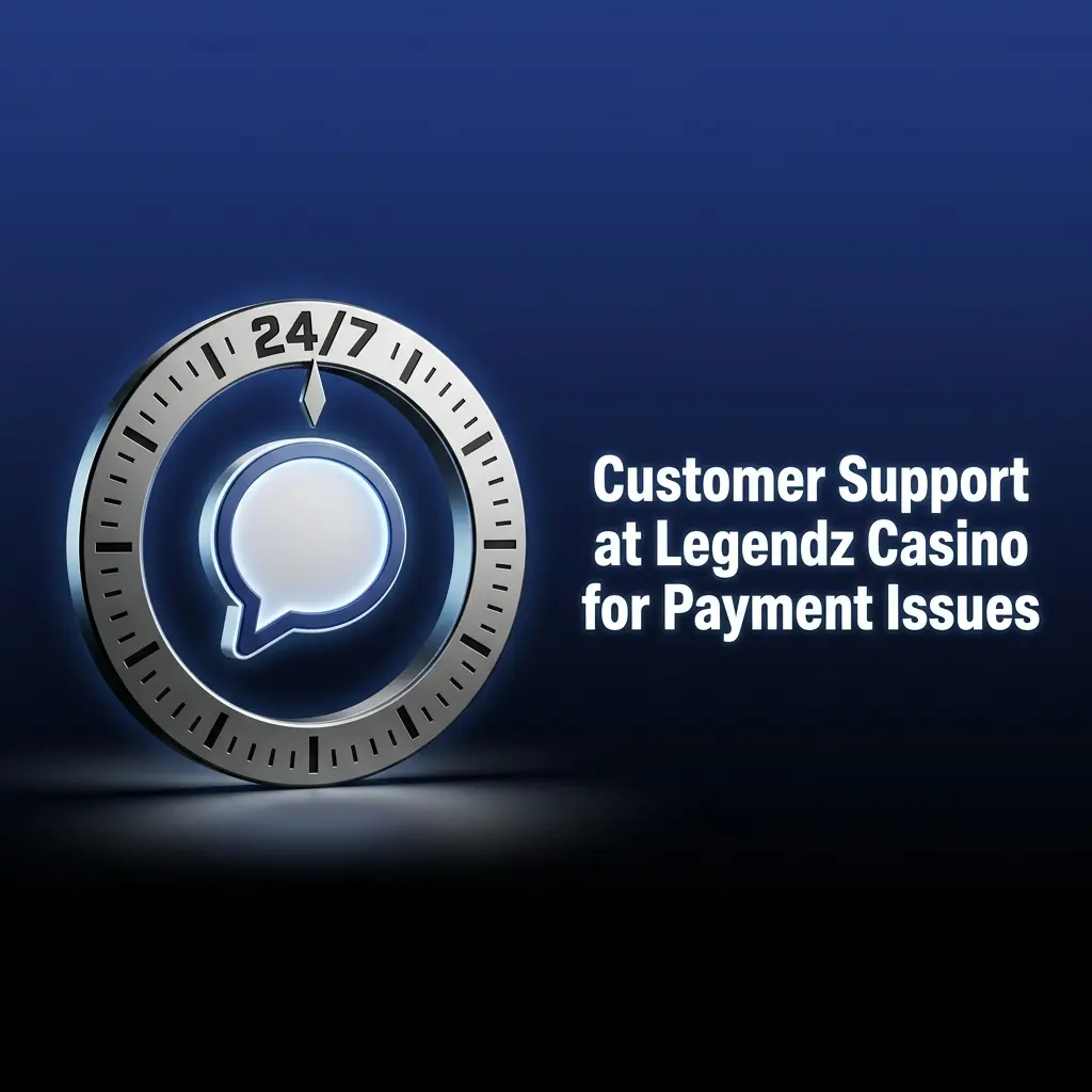 Legendz Casino 24/7 customer support options for US players including live chat, email, and help center