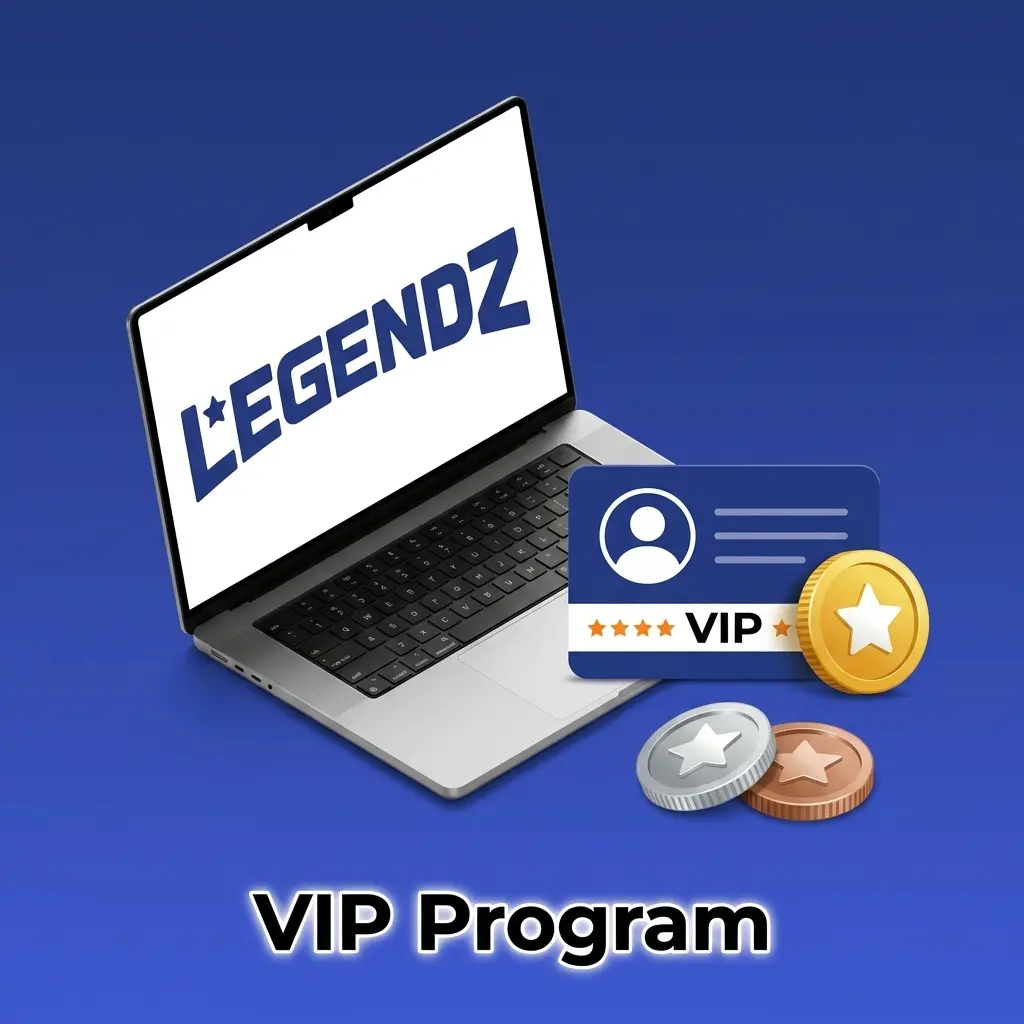 Legendz Casino VIP loyalty program tiers offering exclusive perks, higher withdrawal limits, personal managers, and priority support